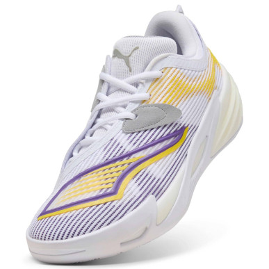 Chaussures de Basketball Puma All-Pro Nitro 2 Blanc et jaune