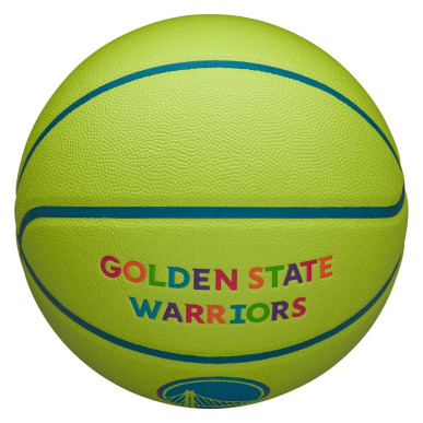 Balón de baloncesto NBA Golden State Warriors Wilson Team Neon