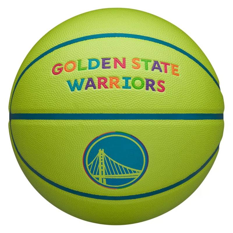 Balón de baloncesto NBA Golden State Warriors Wilson Team Neon