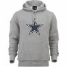 Sweat à capuche NFL Dallas Cowboys New Era Gris