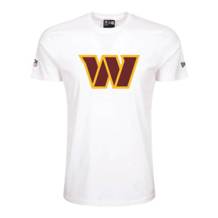 T-Shirt NFL Washington Commanders New Era Logo Blanco