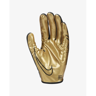 Nike Vapor Jet 7.0 Gold American Football Gloves for Receivers