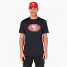 Men's New Era Logo NFL San Francisco 49ers Black T-shirt
