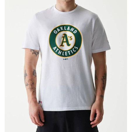 Men's New Era MLB T-Shirt Oakland Athletics White