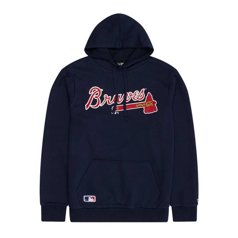 Sweat à capuche MLB Atlanta Braves New Era Bleu marine