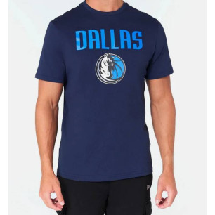 Men's New Era NBA Dallas Mavericks Navy T-shirt