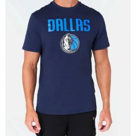 T-Shirt NBA Dallas Mavericks New Era Bleu marine