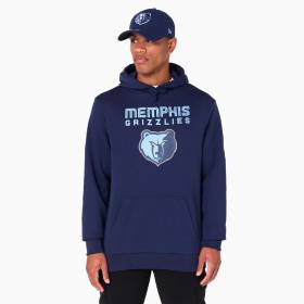 Sweat à Capuche NBA Memphis Grizzlies New Era Team logo Bleu marine