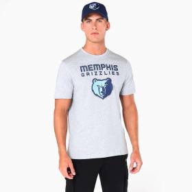 New Era Team Logo T-shirt NBA Memphis Grizzlies Grey