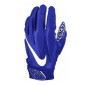 Guantes de futbol Americano Nike Superbad 5.0 Azul
