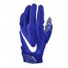 Gants de Football Américain Nike Superbad 5.0 Bleu