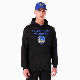 Men's New Era Team logo Hoodie PO NBA Golden States Warriors Black