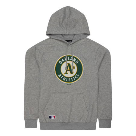 Sweat à capuche MLB Oakland Athletics New Era gris