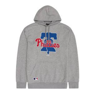 Sweat à capuche MLB Philadephia Phillies New Era gris
