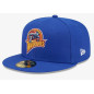 Casquette NBA Golden State Warriors New Era Hardwood Classic 59FIFTY Bleu