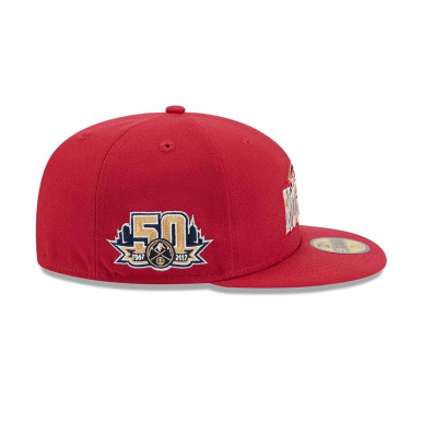 New Era Hardwood Classic 59FIFTY Hat NBA Denver Nuggets Red