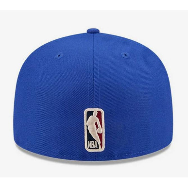 Casquette NBA Golden State Warriors New Era Hardwood Classic 59FIFTY Bleu