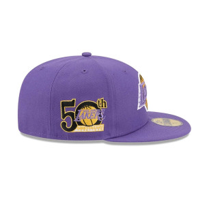 New Era Hardwood Classic 59FIFTY Hat NBA Los Angeles Lakers Purple