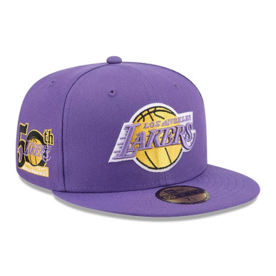 New Era Hardwood Classic 59FIFTY Hat NBA Los Angeles Lakers Purple