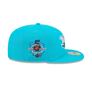 New Era Hardwood Classic 59FIFTY Hat NBA Charlotte Hornets Blue