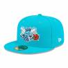 Casquette NBA Charlotte Hornets New Era Hardwood Classic 59FIFTY Bleu