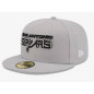 New Era Hardwood Classic 59FIFTY Hat NBA San Antonio Spurs Grey