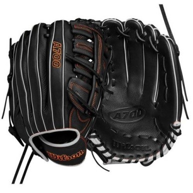 Guante de Béisbol Wilson A700 Series 12.5" Negro