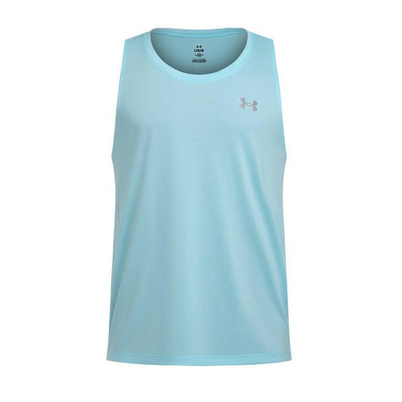 Débardeur Under Armour Launch Singlet Bleu Débardeur Under Armour Launch Singlet Bleu