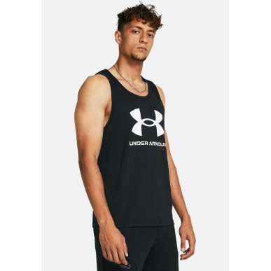 Men's Under Armour Sportstyle logo Tank Black