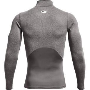 Maillot de compression à manches longues Under Armour ColdGear Mock Gris