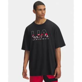 T-shirt Under Armour Hoops Branded Heavyweight Noir