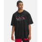 T-shirt Under Armour Hoops Branded Heavyweight Noir