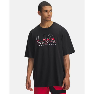 T-shirt Under Armour Hoops Branded Heavyweight negro