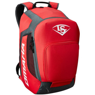 Louisville Omaha Black Baseball Backpack Red
