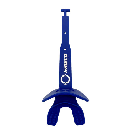 Protège dent + protège lèvre Shield Striker Bleu