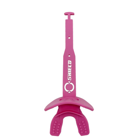 Protector bucal con protector labial Shield Striker Rosa