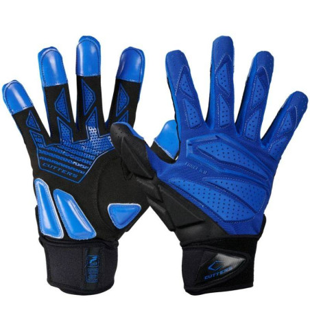 Cutters the Force 6.0 Lineman Football gloves Royal