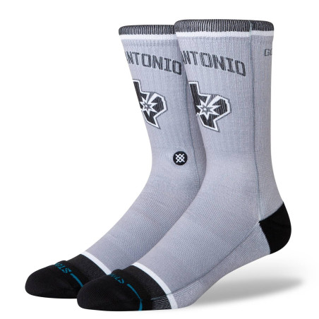 Chaussettes NBA San Antonio Spurs Stance Statement Edition Gris