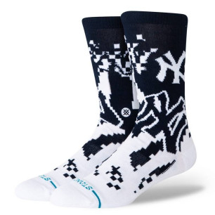 Calcetines MLB New York Yankees Stance Pixel azul marino
