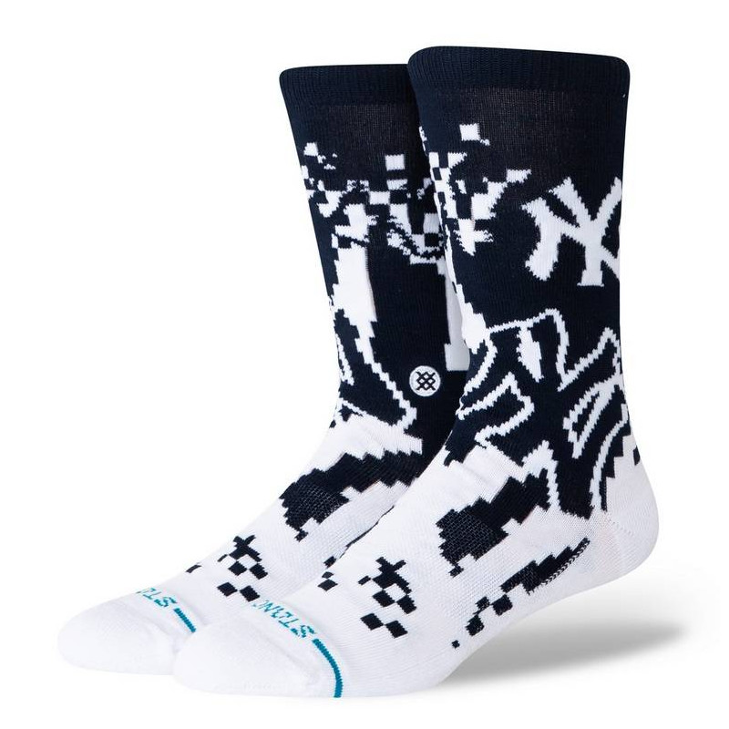 Calcetines MLB New York Yankees Stance Pixel azul marino