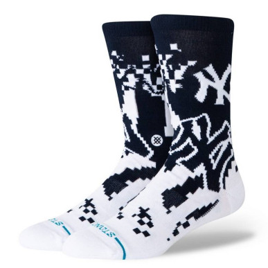 Chaussettes MLB New York Yankees Stance Pixel Bleu marine