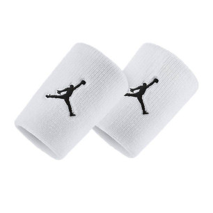 Poignets éponges Jordan Jumpman Blanc