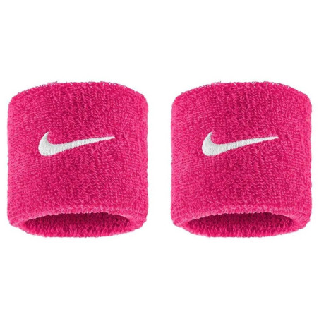 Poignets éponges Nike Swoosh Classic rose WT