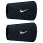 Nike Swoosh Classic Doublewide Wristbands Black Nike Swoosh Classic Doublewide Wristbands Black