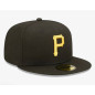 Casquette MLB Pittsburgh Pirates New Era authentic performance 59fifty noir