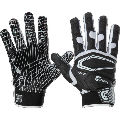 Cutters Game Day 2.0 Football Gloves Black