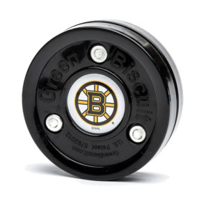 Green Biscuit NHL Boston Bruins Training Puck