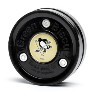 Green Biscuit NHL Pittsburgh Penguins Training Puck