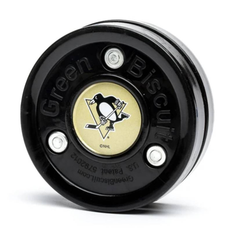 Palet d'entrainement NHL Pittsburgh Penguins Green Biscuit