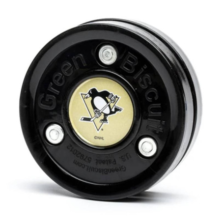 Disco de Entrenamiento NHL Pittsburgh Penguins Green Biscuit